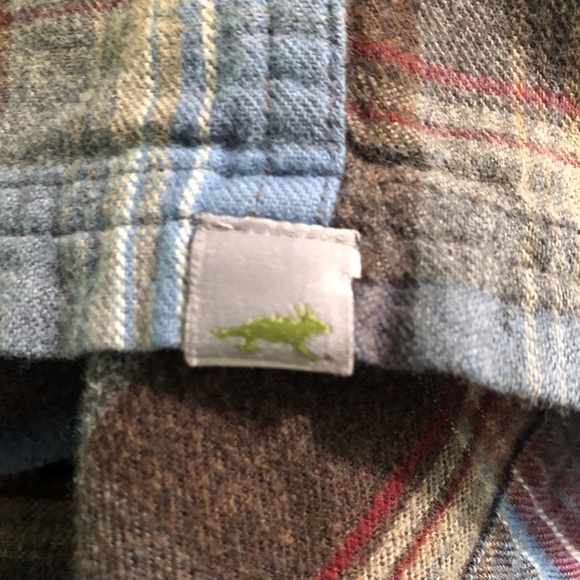 Horny Toad Mens Medium Organic Cotton Plaid Flannel Shirt Button Up Pockets L/S - Picture 4 of 6